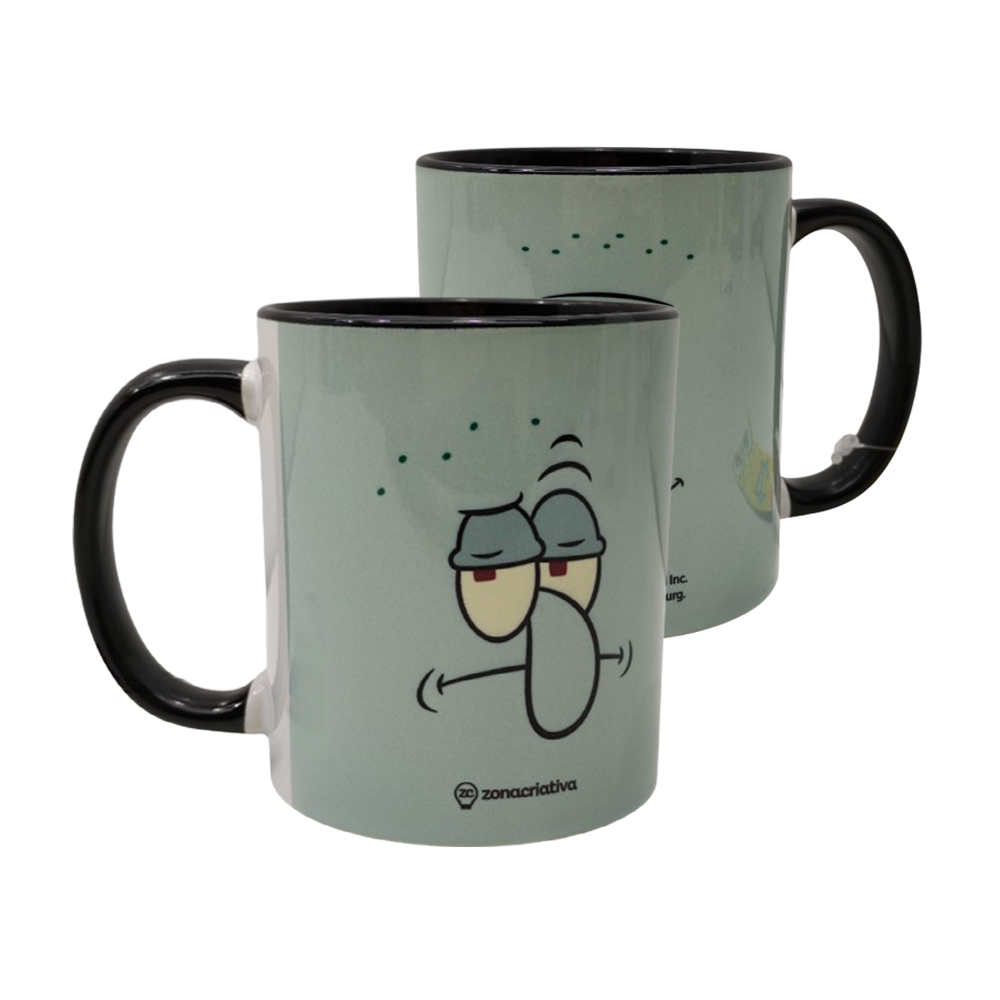 CANECA POP MODELO LULA MOLUSCO EM CERÂMICA 350ML REF: 10025792