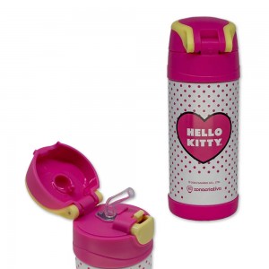 GARRAFA TOP MODELO HELLO KITTY EM INOX 350ML REF: 10073102 GARRAFA TOP MODELO HELLO KITTY EM INOX 350ML REF: 10073102