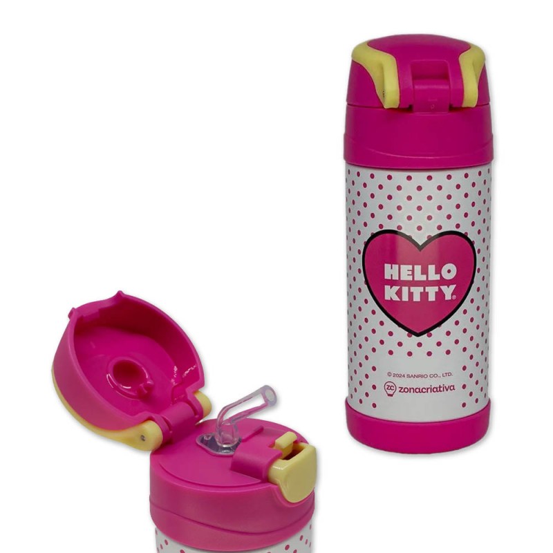 GARRAFA TOP MODELO HELLO KITTY EM INOX 350ML REF: 10073102 GARRAFA TOP MODELO HELLO KITTY EM INOX 350ML REF: 10073102