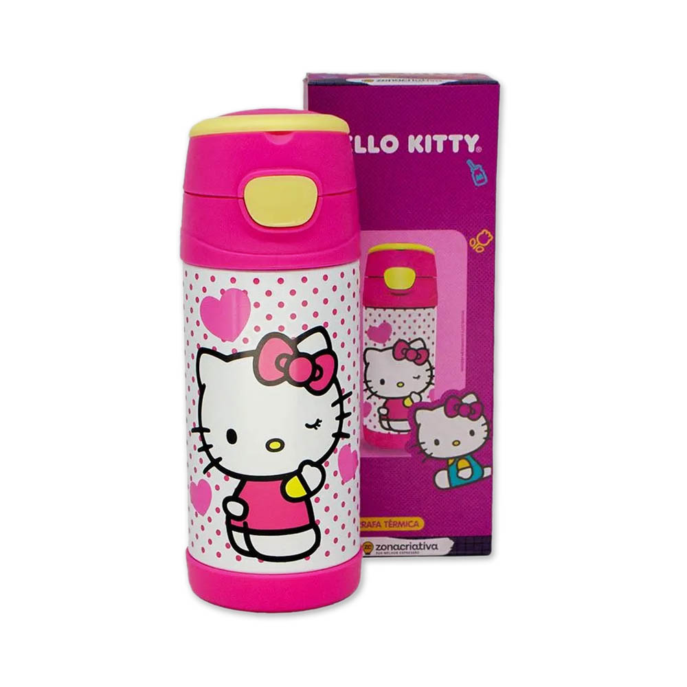 GARRAFA TOP MODELO HELLO KITTY EM INOX 350ML REF: 10073102