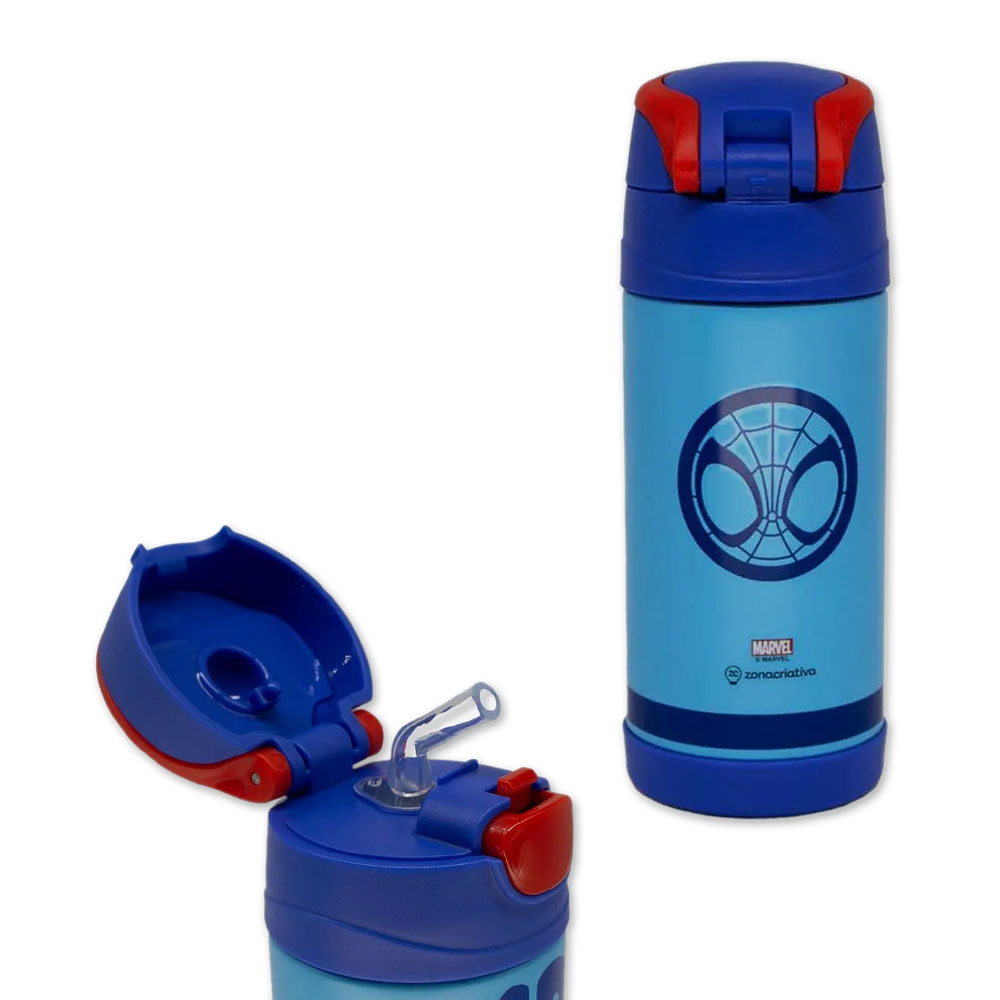 GARRAFA TOP MODELO SPIDER MAN EM INOX 350ML REF: 10073104