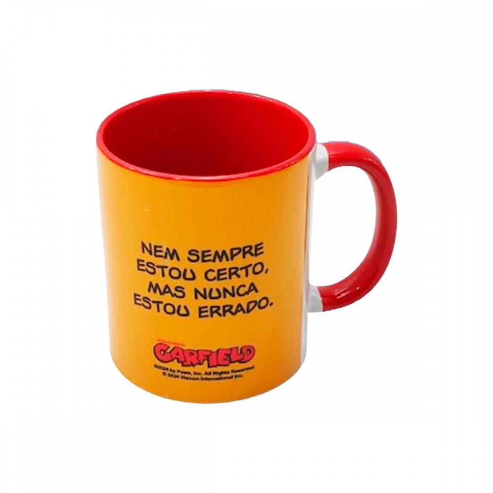 CANECA POP 350ML GARFIELD ESTOU CERTO EM CERÂMICA REF: 10025814 CANECA POP 350ML GARFIELD ESTOU CERTO EM CERÂMICA REF: 10025814