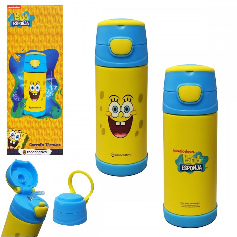 GARRAFA TOP HANDLE 350ML BOB ESPONJA REF: 10073155