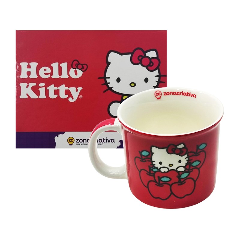 CANECA TOM MODELO HELLO KITT 350ML DE CERÂMICA REF: 10025910 CANECA TOM MODELO HELLO KITT 350ML DE CERÂMICA REF: 10025910
