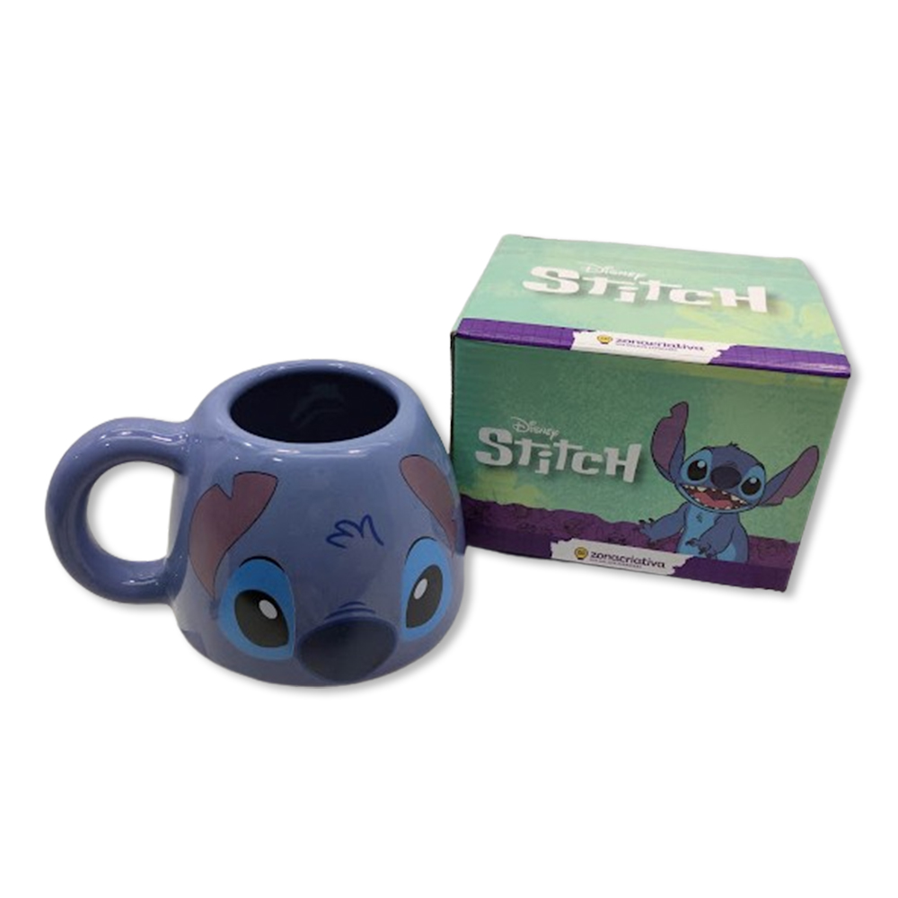 CANECA MODELO STITCH EM CERÂMICA 450ML REF: 10083146