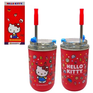 COPO NEO COM CANUDO 300ML HELLO KITTY REF: 10025963