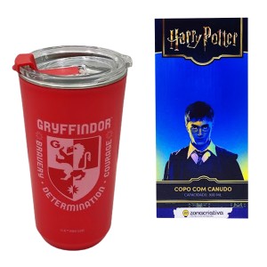 COPO SKY  GRYFFINDOR 500ML EM METAL E PLÁSTICO REF: 10025966 COPO SKY  GRYFFINDOR 500ML EM METAL E PLÁSTICO REF: 10025966