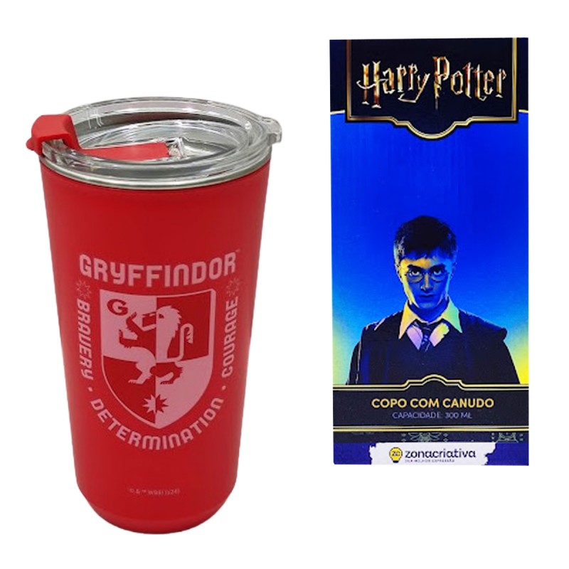 COPO SKY  GRYFFINDOR 500ML EM METAL E PLÁSTICO REF: 10025966