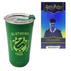 COPO SKY SLYTHERIN 500ML EM METAL E PLÁSTICO REF: 10025968