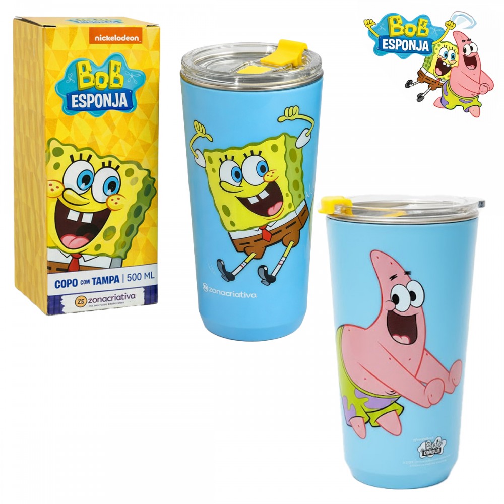 COPO SKY 500ML BOB ESPONJA E PATRICK REF: 10025984