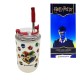 COPO NEO COM CANUDO 300ML HOGWARTS EM METAL E PLÁSTICO REF: 10026010 COPO NEO COM CANUDO 300ML HOGWARTS EM METAL E PLÁSTICO REF: 10026010