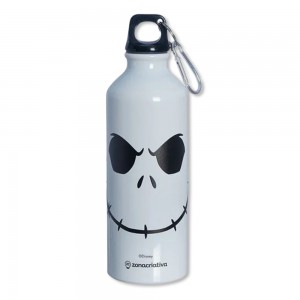 GARRAFA MOSQUETÃO MODELO JACK SKELLINGTON EM ALUMÍNIO 500ML REF: 10073275