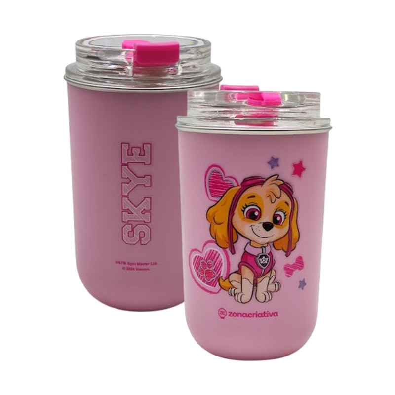 COPO COM CANUDO MODELO SKYE EM PLÁSTICO 300ML REF : 10073317