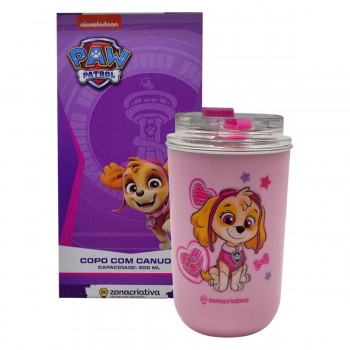 COPO COM CANUDO MODELO SKYE EM PLÁSTICO 300ML REF : 10073317