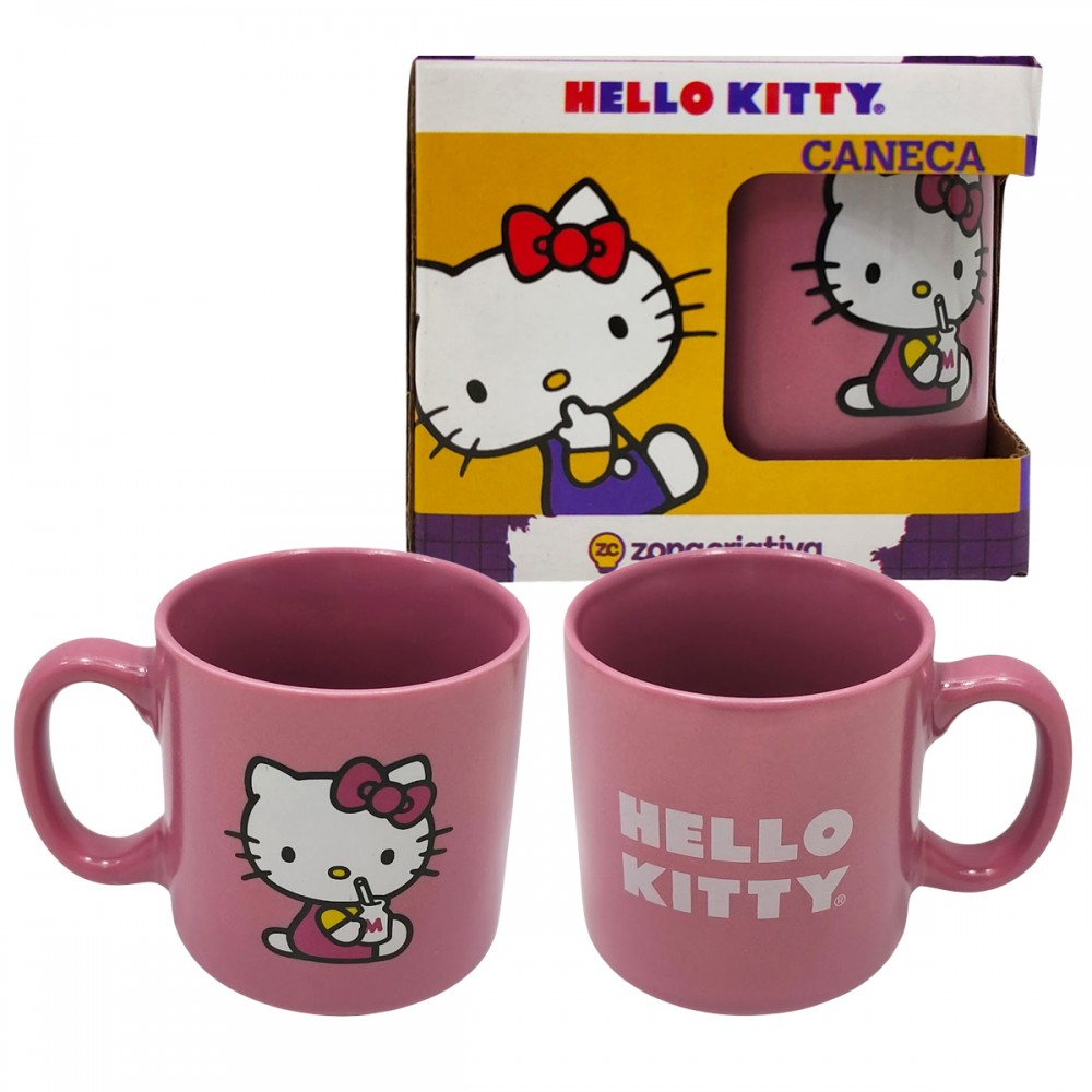 CANECA MINI TINA 100ML HELLO KITTY DE CERÂMICA REF: 10026097
