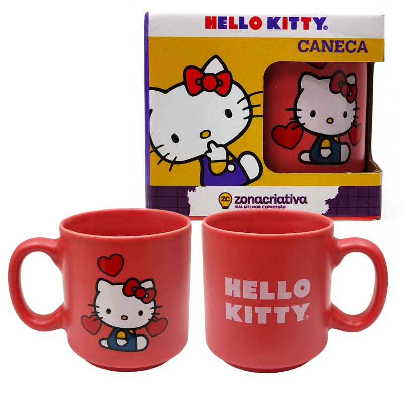CANECA MINI TINA 100ML HELLO KITTY DE CERÂMICA REF: 10026098