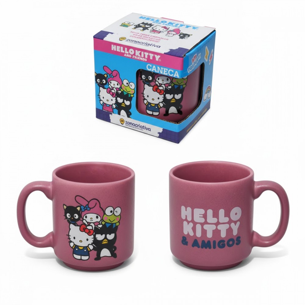CANECA MINI TINA 100ML HELLO KITTY AND FRIENDS DE CERÂMICA REF: 10026099 CANECA MINI TINA 100ML HELLO KITTY AND FRIENDS DE CERÂMICA REF: 10026099