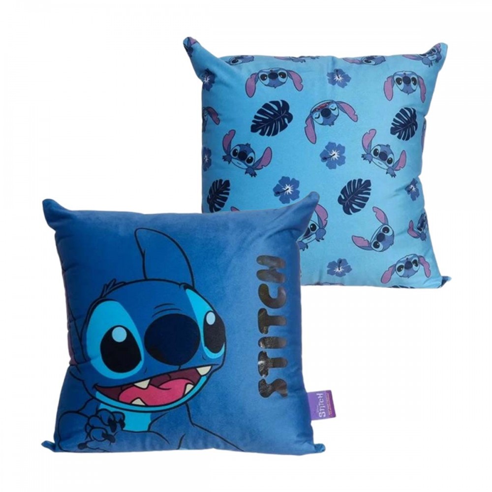 ALMOFADA MODELO STITCH EM FIBRA E VELUDO REF: 10065347