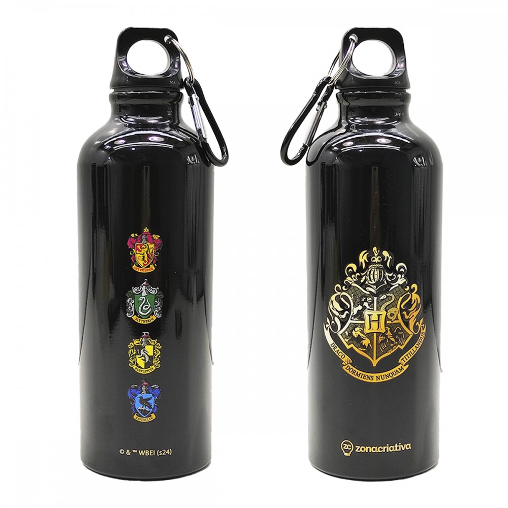 GARRAFA MODELO HOGWARTS EM ALUMÍNIO 500ML REF: 10073351