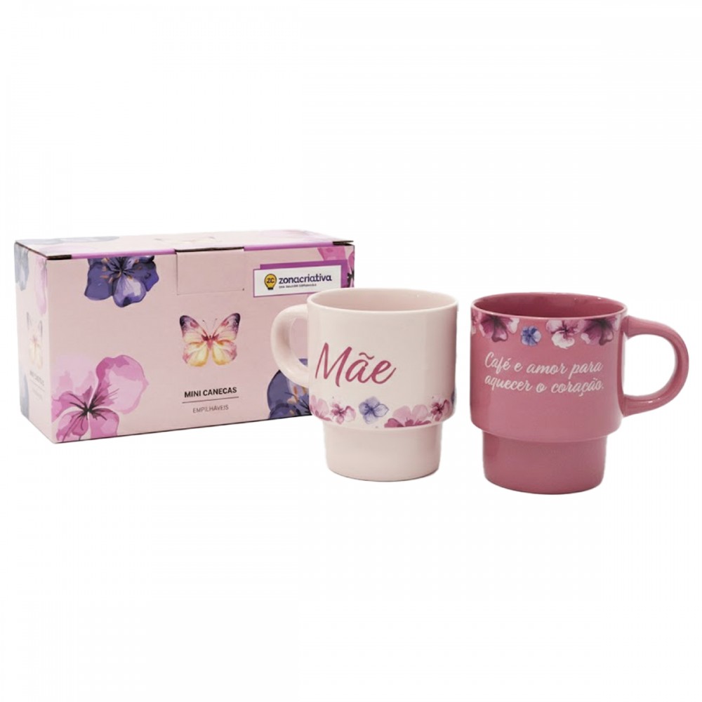 KIT CANECAS EMPILHAVEIS MÃE FLORENCE REF: 10026114