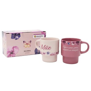KIT CANECAS EMPILHAVEIS MÃE FLORENCE REF: 10026114
