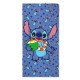 TOALHA BOLSA DE PRAIA 2 EM 1 MODELO STITCH EM FIBRA REF: 10073444