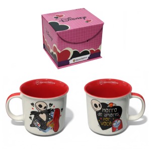 CANECA TOM 350ML JACK AND SALLY DE CERÂMICA REF: 10026378 CANECA TOM 350ML JACK AND SALLY DE CERÂMICA REF: 10026378