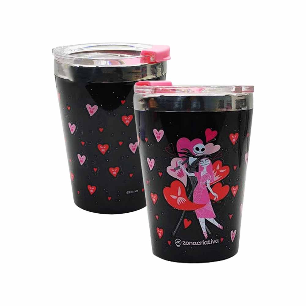 COPO DE VIAGEM SNAP MODELO JACK AND SALLY 300ML REF: 10026380