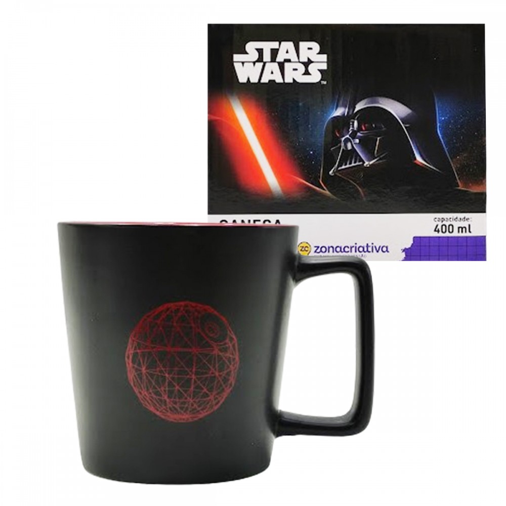 CANECA BUCK 400ML GALACTIC EMPIRE VADER EM CERÂMICA REF: 10026417 CANECA BUCK 400ML GALACTIC EMPIRE VADER EM CERÂMICA REF: 10026417
