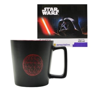 CANECA BUCK 400ML GALACTIC EMPIRE VADER EM CERÂMICA REF: 10026417