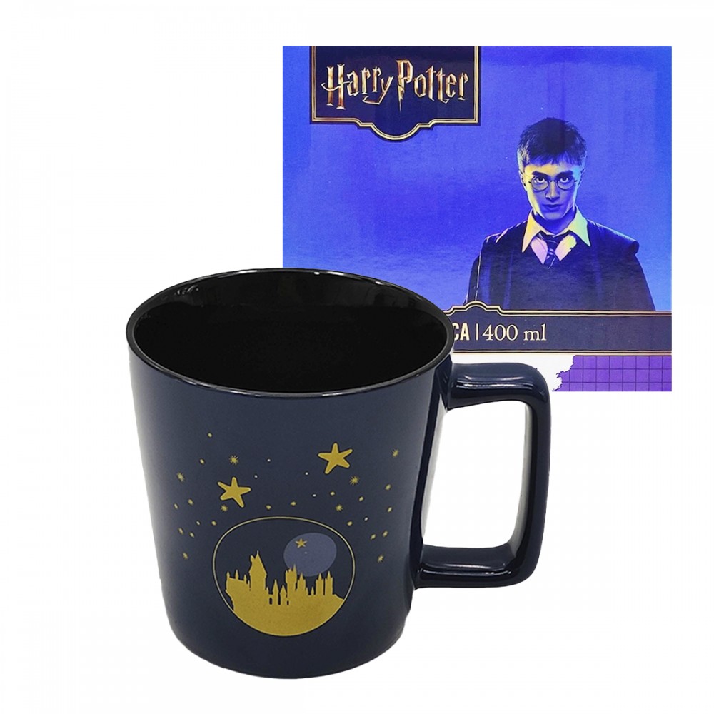 CANECA BUCK HOGWARTS 400ML EM CERÂMICA REF: 10026061