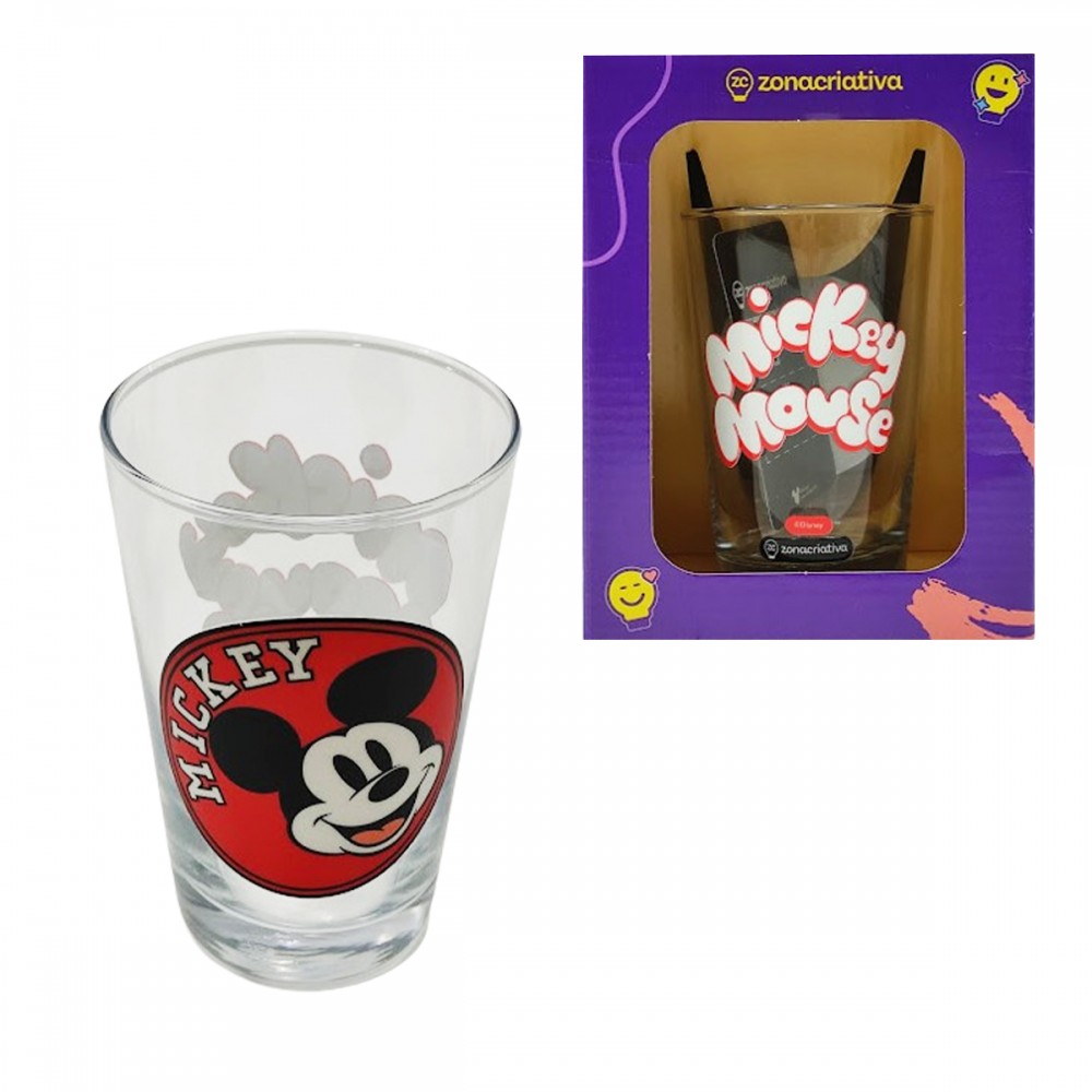 COPO ESSENCIAL 300ML MODELO MICKEY MOUSE EM VIDRO REF: 10026512 COPO ESSENCIAL 300ML MODELO MICKEY MOUSE EM VIDRO REF: 10026512