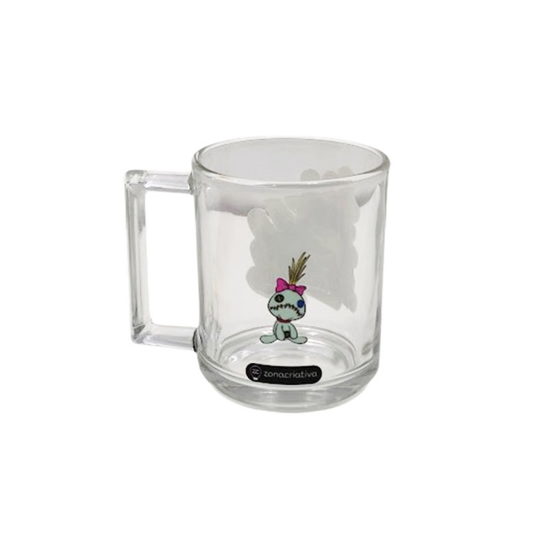 CANECA VENEZA MODELO STITCH ALICE NO PAIS DAS MARAVILHAS EM VIDRO REF: 10026522