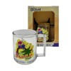 CANECA VENEZA MODELO STITCH ALICE NO PAIS DAS MARAVILHAS EM VIDRO REF: 10026522