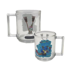CANECA VENEZA MODELO STITCH BELA E A FERA EM VIDRO 250ML REF: CANECA VENEZA MODELO STITCH BELA E A FERA EM VIDRO 250ML REF: