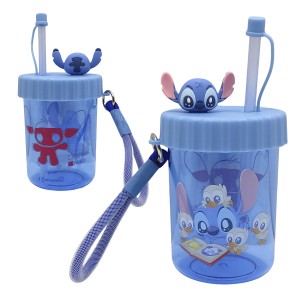 COPO COM CANUDO FLIP 500ML STITCH DE PLÁSTICO REF: 10026556 COPO COM CANUDO FLIP 500ML STITCH DE PLÁSTICO REF: 10026556