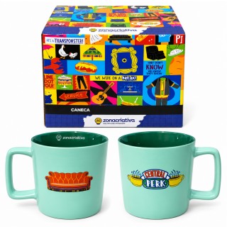 CANECA BUCK DE CERÂMICA 400ML MODELO FRIENDS REF: 10026593