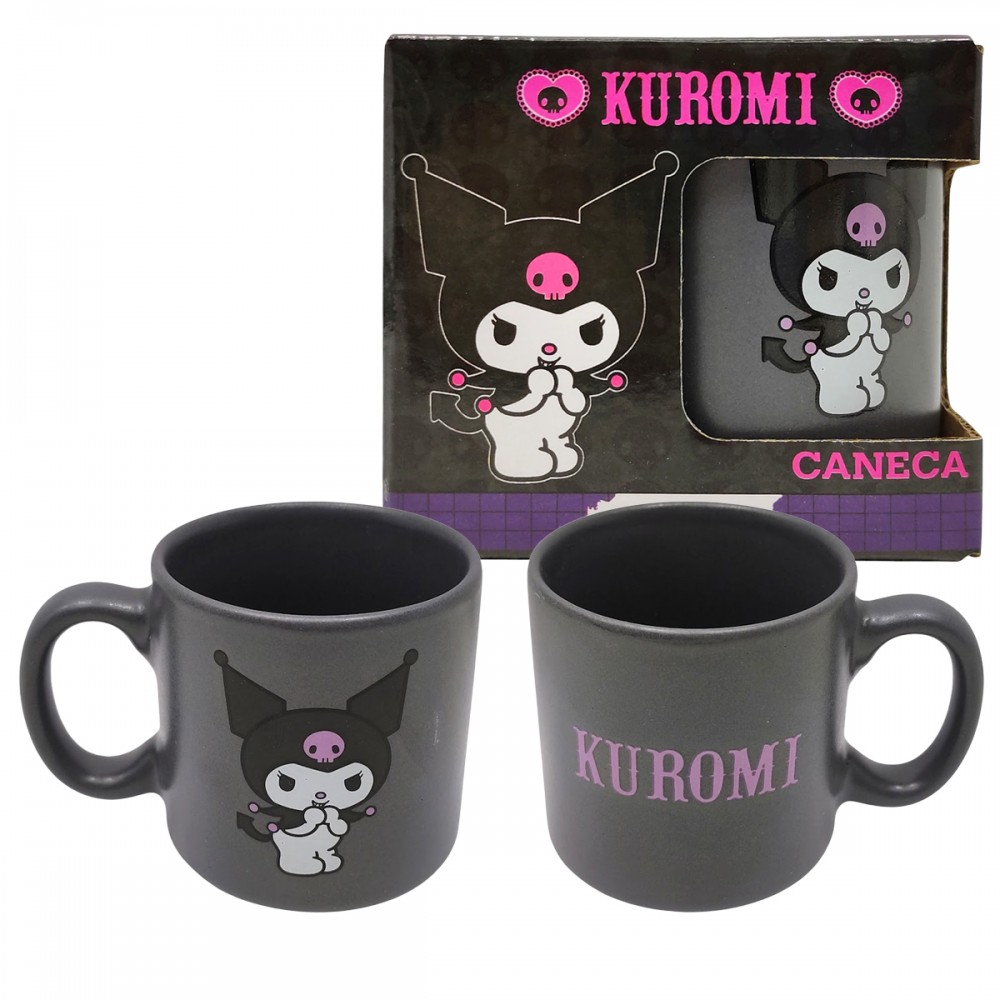 CANECA MINI TINA 100ML KUROMI DE CERÂMICA REF: 10026608