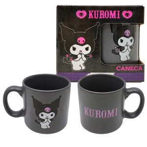 CANECA MINI TINA 100ML KUROMI DE CERÂMICA REF: 10026608 CANECA MINI TINA 100ML KUROMI DE CERÂMICA REF: 10026608