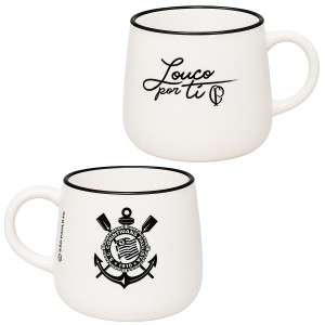 CANECA MOMA 500ML MODELO CORINTHIANS DE CERÂMICA REF: 10026627