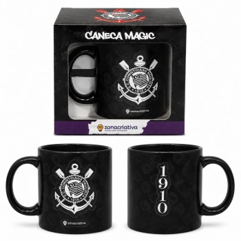 CANECA MAGIC DE CERÂMICA 350ML MODELO CORINTHIANS REF: 10026632
