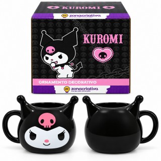 ORNAMENTO DECORATIVO DE CERÂMICA MODELO KUROMI REF: 10026693