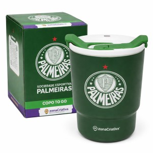 COPO TO GO 400ML MODELO PALMEIRAS DE INOX REF: 10026779