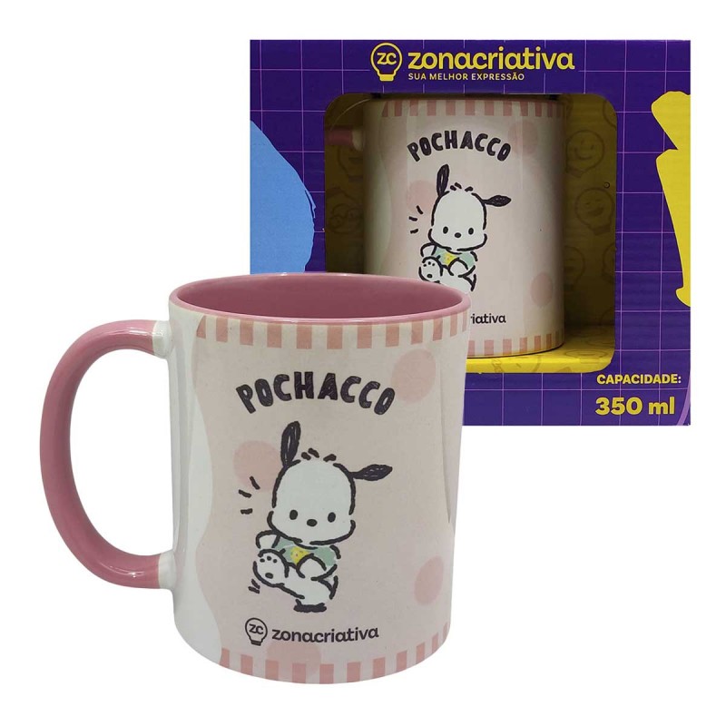 CANECA POCHACCO 350ML DE CERÂMICA REF: 10026831