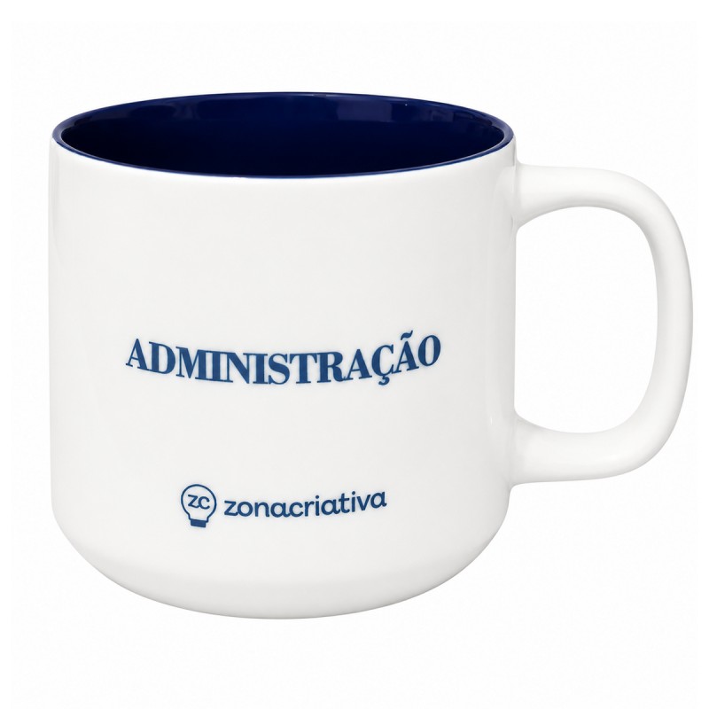 CANECA OFFICE DE CERÂMICA 500ML MODELO ADMINISTRAÇÃO REF: 10026854
