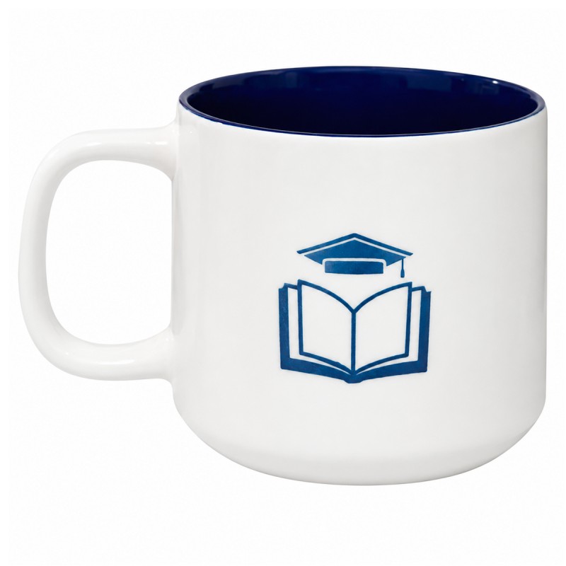 CANECA OFFICE DE CERÂMICA 500ML MODELO PROFESSOR REF: 10026861