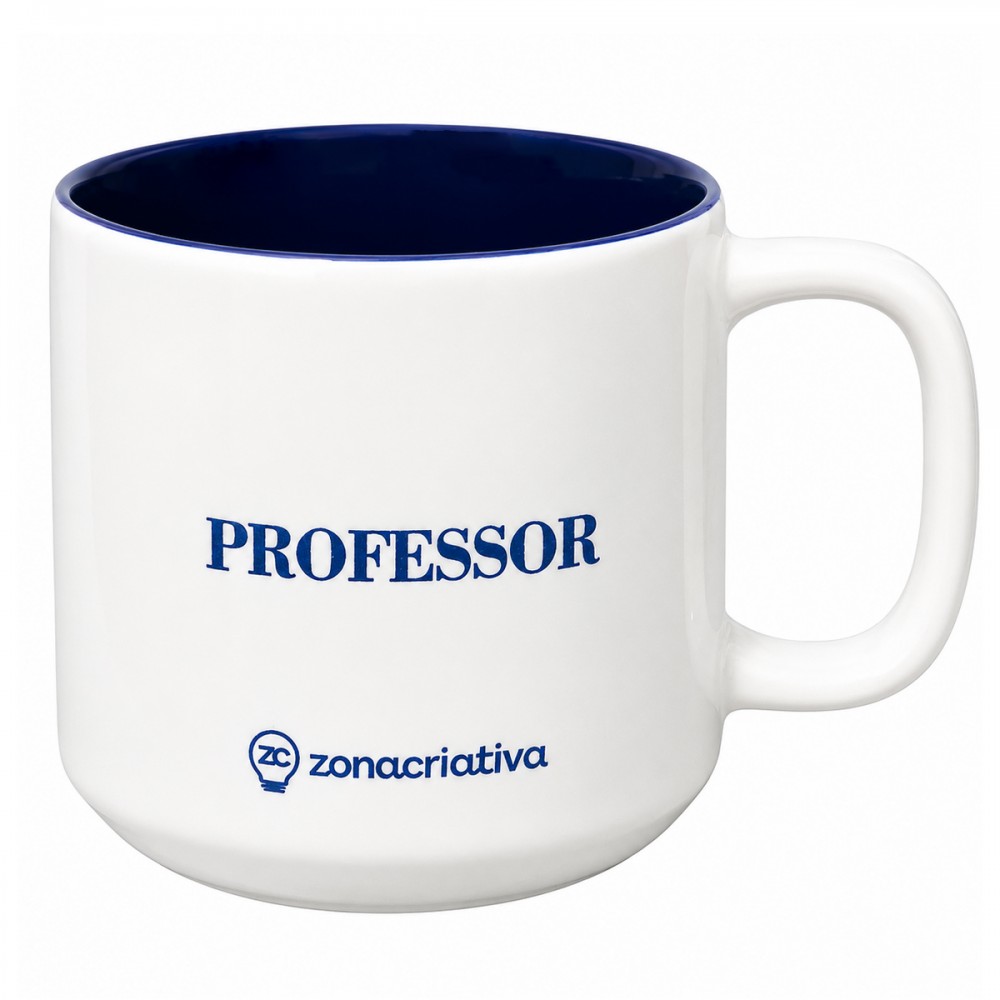 CANECA OFFICE DE CERÂMICA 500ML MODELO PROFESSOR REF: 10026861