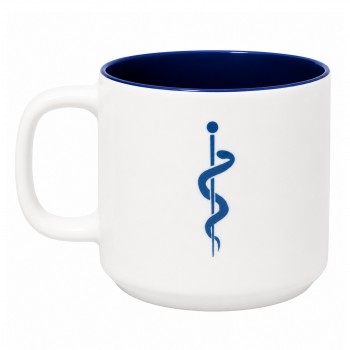 CANECA OFFICE DE CERÂMICA 500ML MODELO MEDICINA REF: 10026859