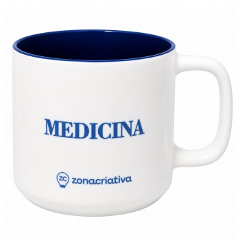CANECA OFFICE DE CERÂMICA 500ML MODELO MEDICINA REF: 10026859