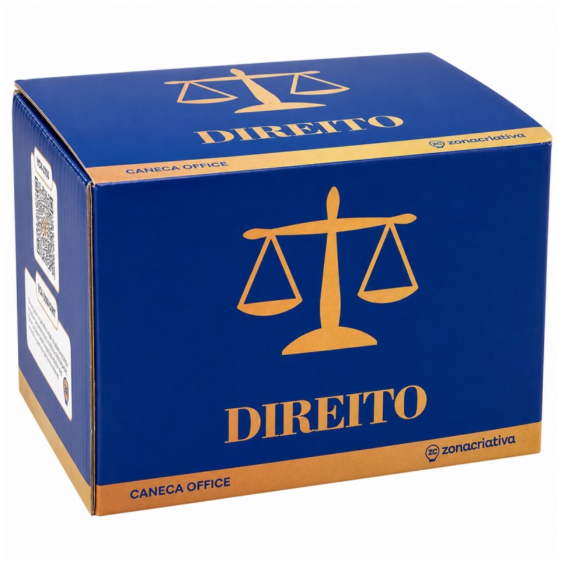 CANECA OFFICE DE CERÂMICA 500ML MODELO DIREITO REF: 10026856